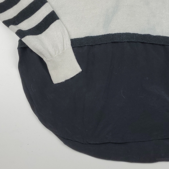 MOTH Anthropologie Striped Ramie Sweater Shirt - Picture 3 of 8